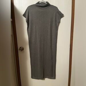 Weekend Max Mara Silk Blend Mock-neck Midi Sweater Dress Size XS